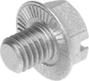 Locking screw M6 x 6, Steel zinc-plated; 1000-277-02JB